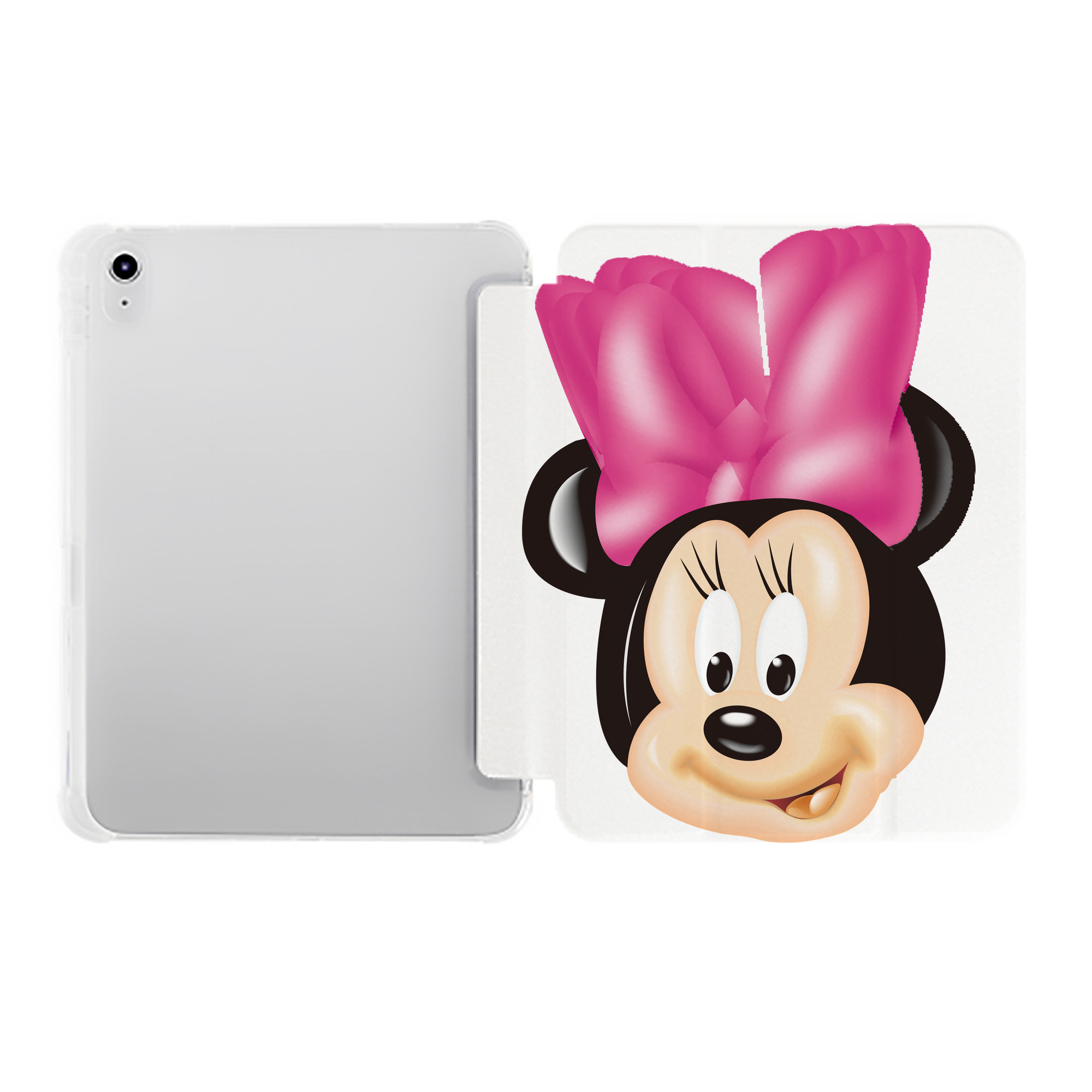 （画像用） ミッキーマウス Mickey Mouse IPad ケース ペン収納付き 三つ折りスタンド PUレザー×シリコン 対応機種9.5/10.5/10.9インチ